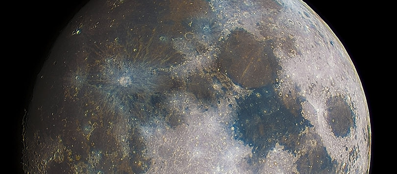 Mond über Ludwigshafen