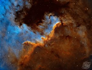Bild vom Nordamerikanebel, NGC 7000 - Cygnus Wall